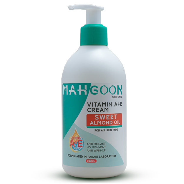 کرم ویتامینه A&E حاوی روغن بادام ماه گون